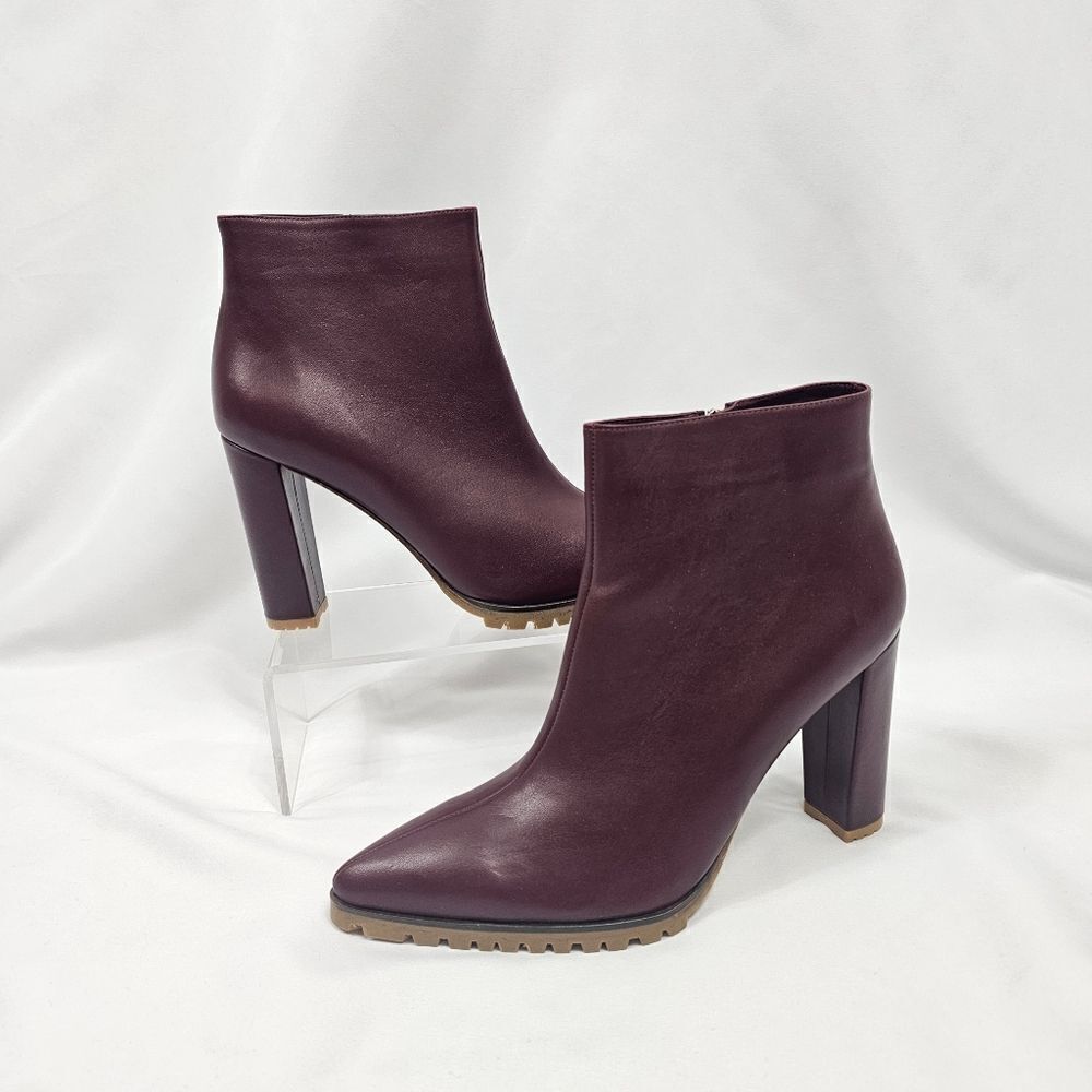 New Anine Bing Frances Boots in Burgundy - Size EU 41